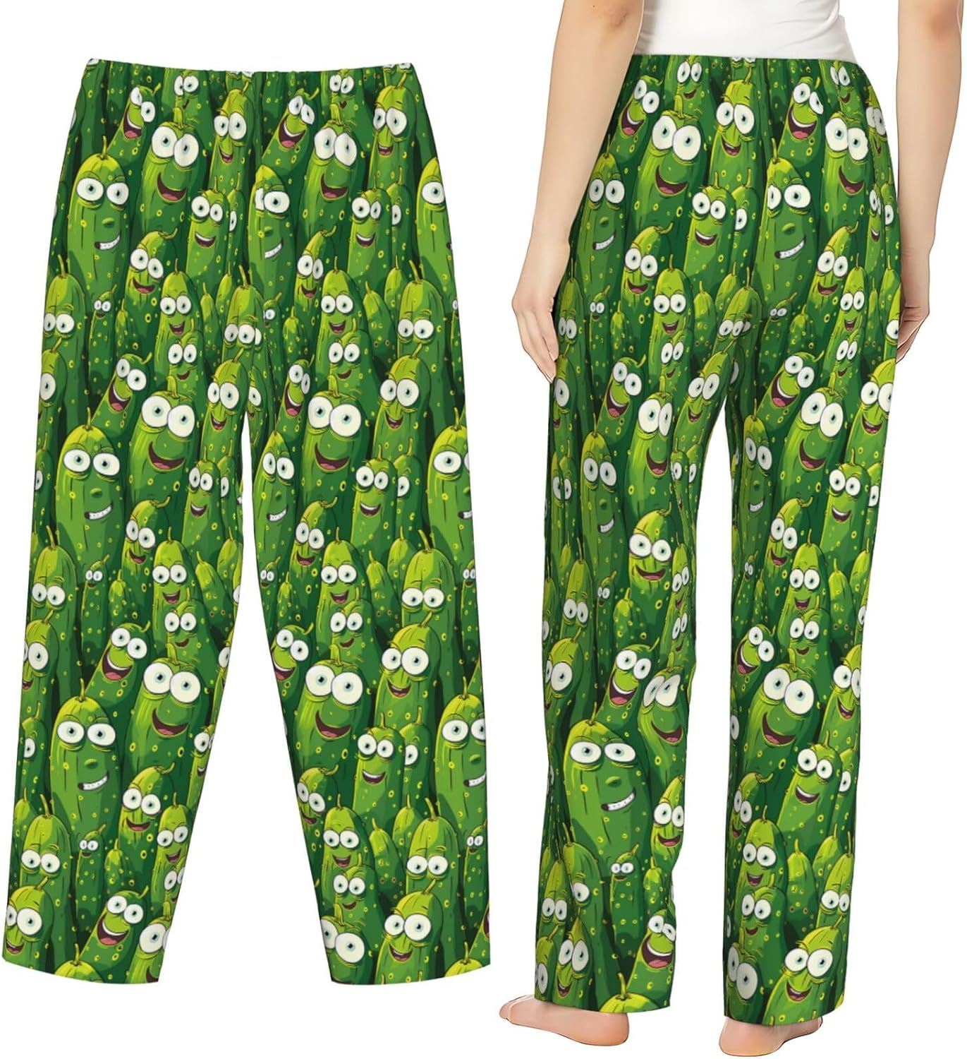 Women Comfy Pajama Pants Stretch Sleepwear Lounge Pants With Pockets & Drawstring - Image 3