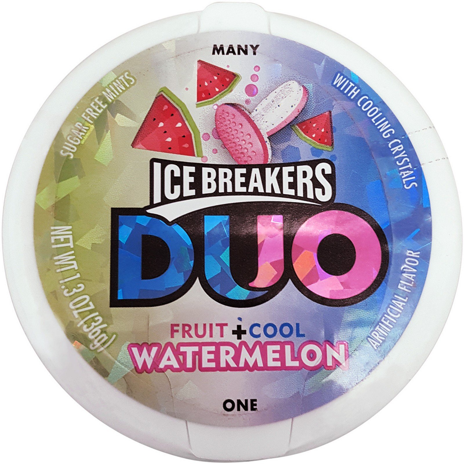 Ice Breakers Duo Fruit with Cool Mints - Watermelon, 42Gm Pack