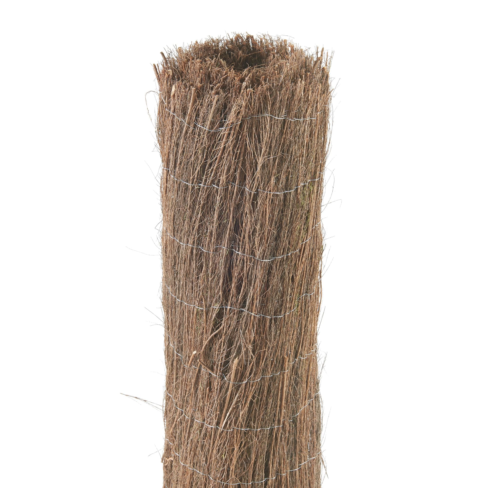 casa.pro Valla de Brezo Valla Jardín Exterior Balcón Terraza Pantalla de Privacidad Protección contra Viento Resistente Ramas Secas Rollo de - Aspecto Natural