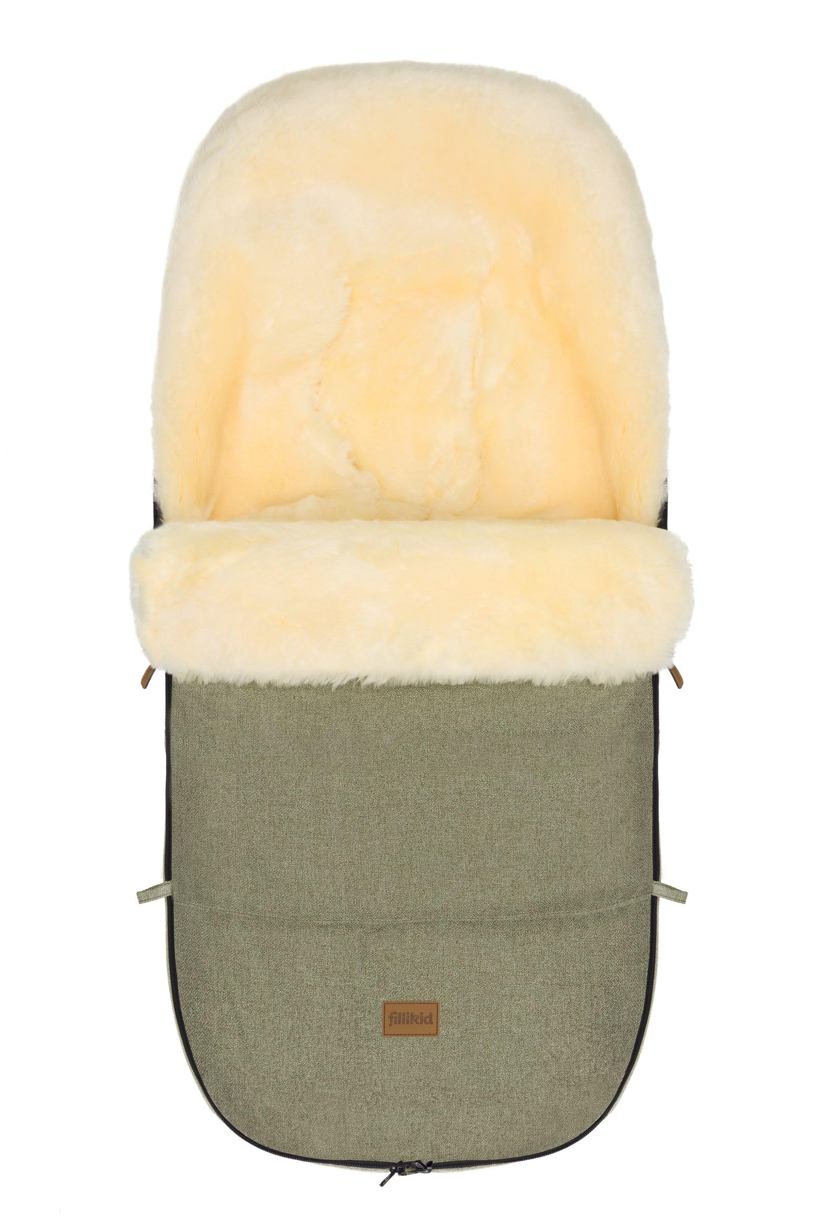 Fillikid Makalu Exklusiv Lammfellfußsack Winterfußsack medizinisches Fell 50x90 cm für Bugaboo Joolz