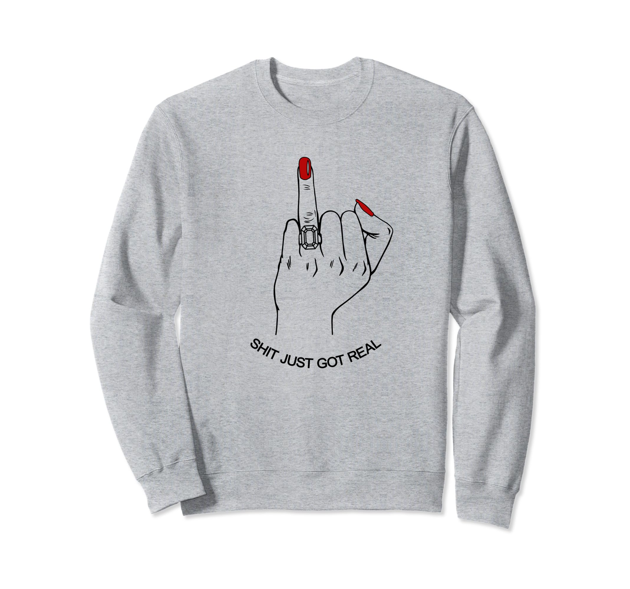 Fiancee Wedding Honeymoon Bachelorette Party Bride Fiancè Sweatshirt, Grey