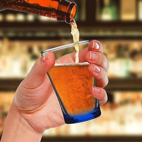 Miniatura 8 de DISCOUNT PROMOS Juego de 10 vasos de chupito de 5.5 onzas, paquete a granel, ideal para bodas, fiestas, cumpleaños, eventos, color azul