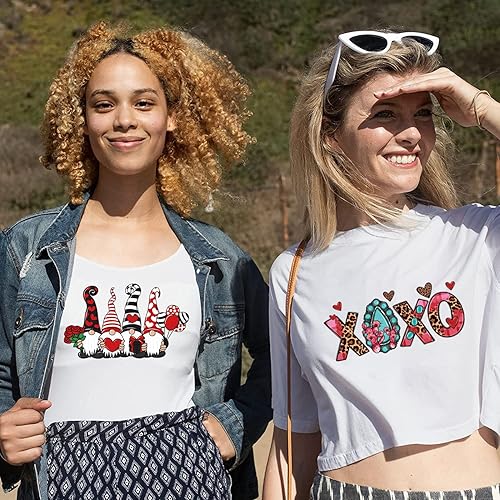 Miniatura 4 de 15 calcomanías de transferencia para planchar para el día de San Valentín transferencia de calor para camisetas papel de transferencia para planchar