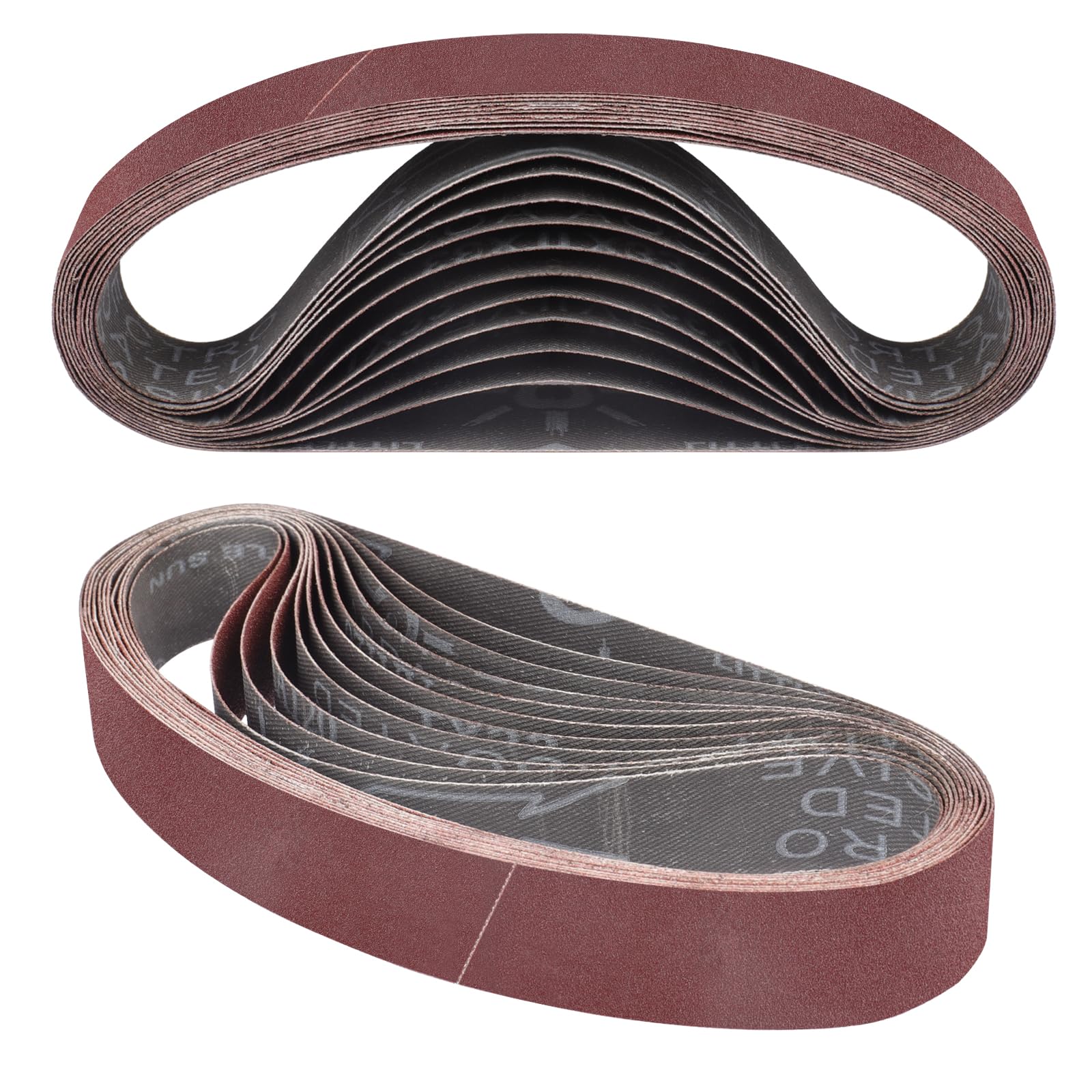 STEBRUAM 12PCS Sanding Belt 30 x 533 mm 150 Grit