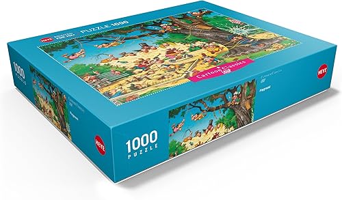 Miniatura 3 de MyPuzzle Playground - Jean-Jacques Loup - Clásicos de dibujos animados - Rompecabezas premium de 1000 piezas para adultos