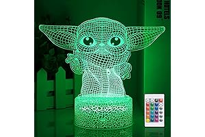Star Wars Baby Yoda 3D Night Light