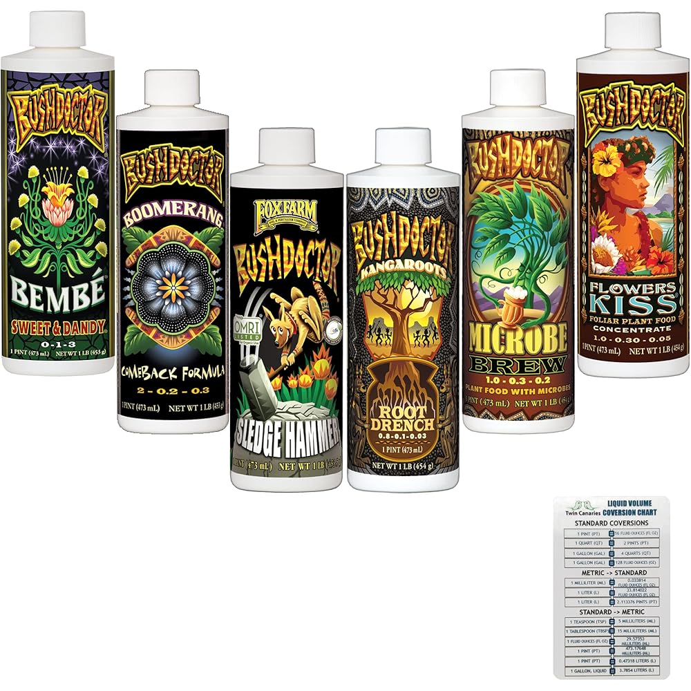 11/mo Finance Fox Farm Bush Doctor Liquid Plant Nutrients