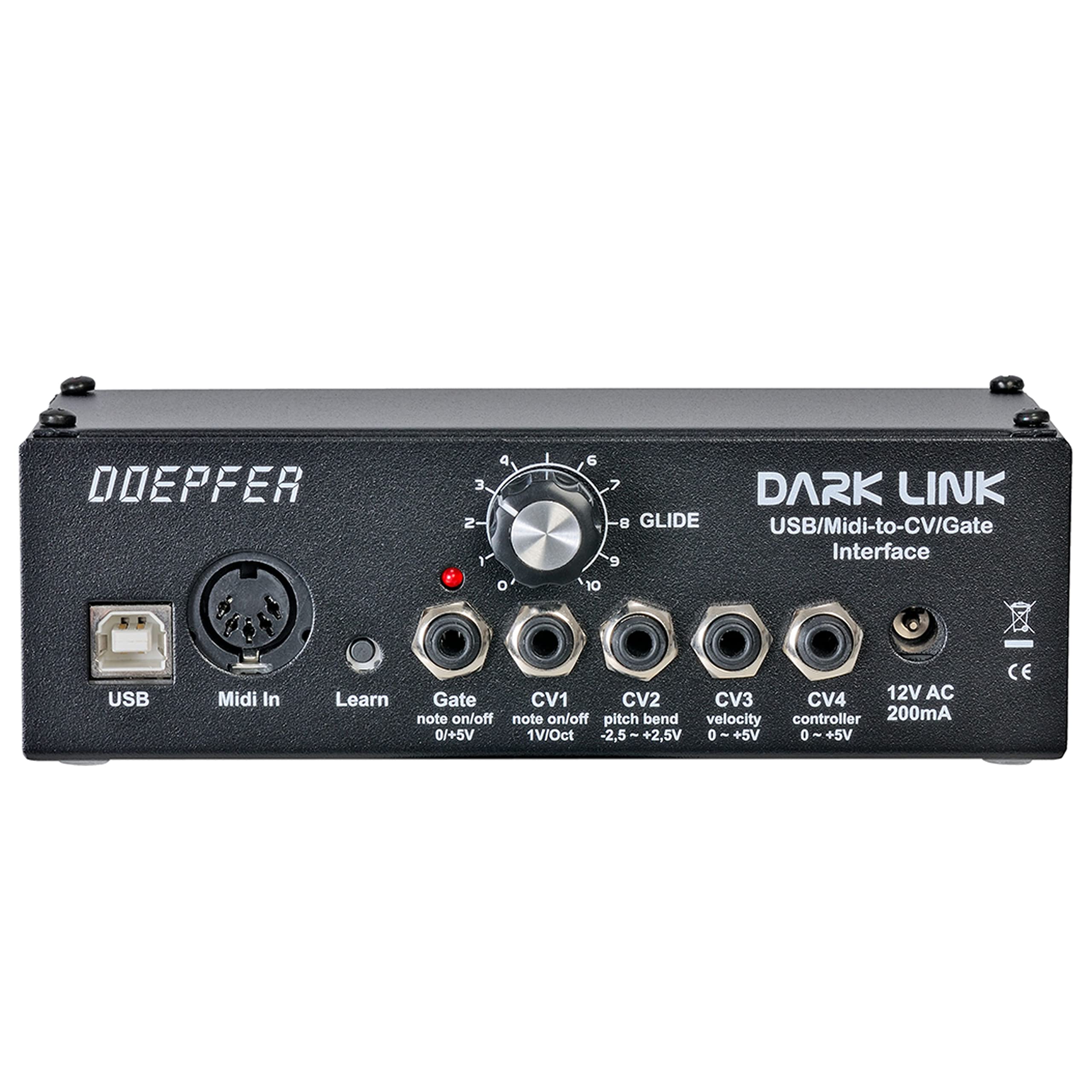 Dark Link USB/MIDI-to-CV/Gate-Interface - Interface Synthétiseur Modulaire