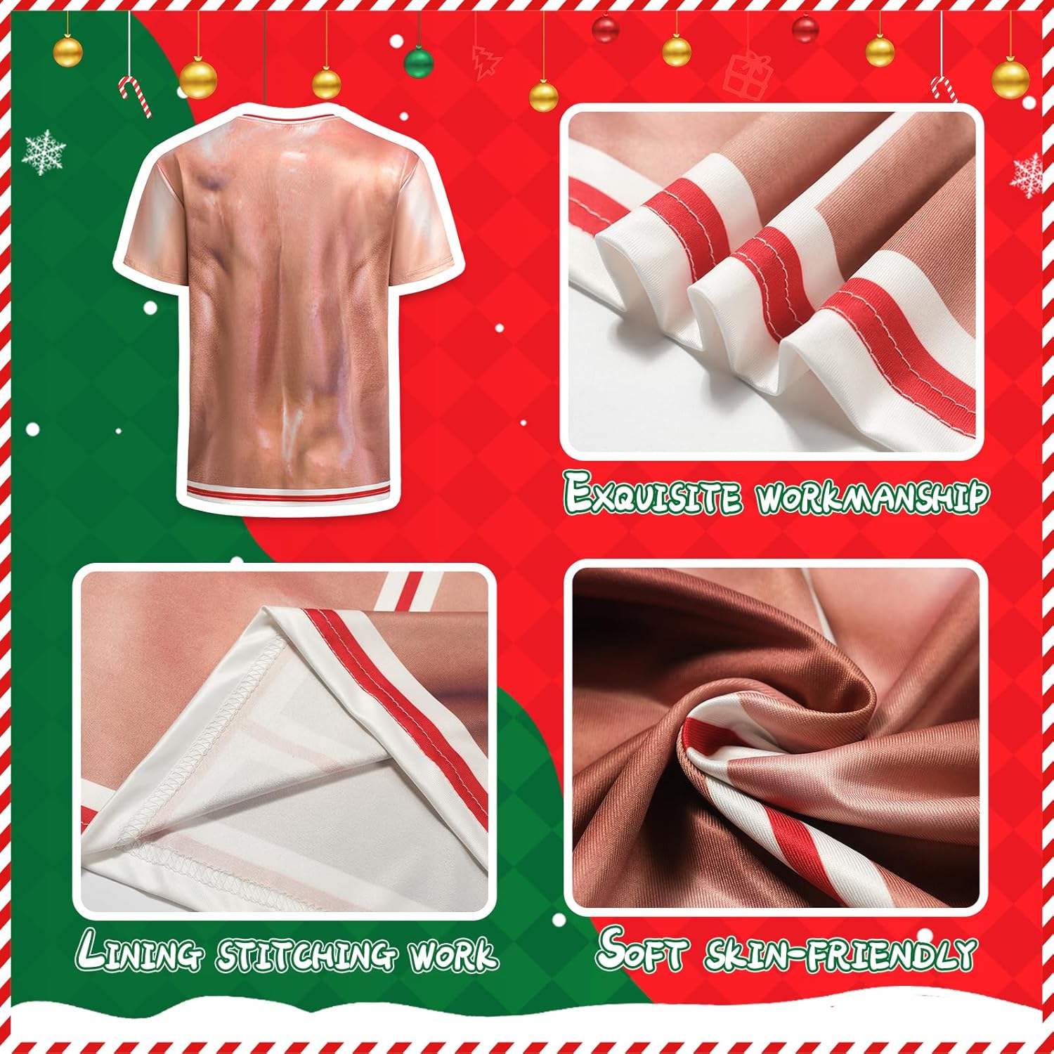 Mardi Gras T-Shirt for Men Mardi Gras Outfit Funny Holiday Casual Shirt New Orleans Crewneck Short Sleeve Shirts - Image 3