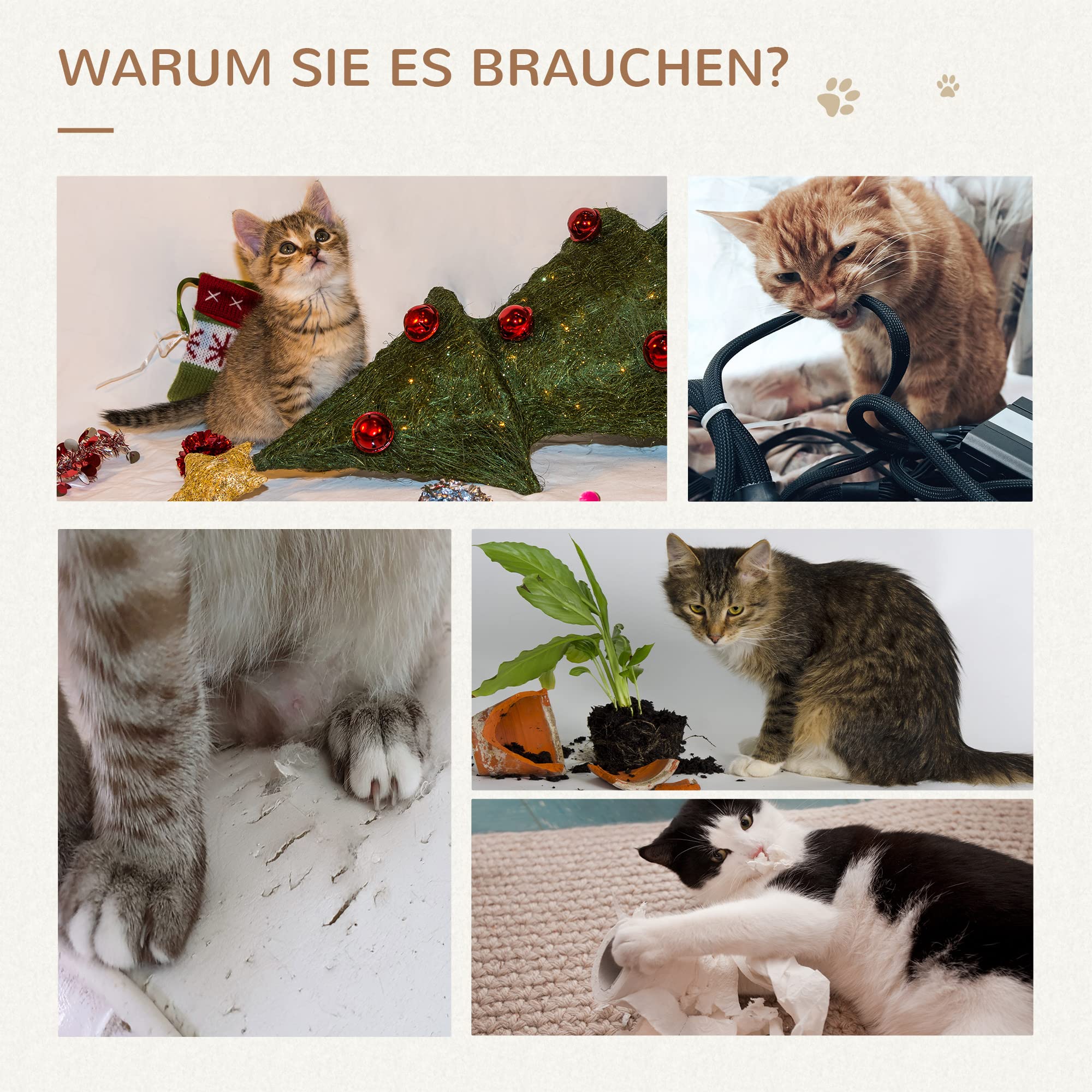 Kattenkrabpaal, speel- en klimboom, sisal bekleding, ligvlak met bal, spaanplaat, zacht fluweel Kattenkrabpaal, speel- en klimboom, sisal bekleding, ligvlak met bal, spaanplaat, zacht fluweel