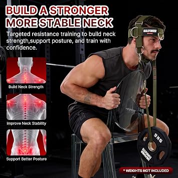 Neck Exerciser and Neck Trainer- Neck Training with 30lb Resistance Bands,Neck Strengthener Workout Equipment