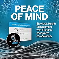 Vista 7 de Seagate Skyhawk - Disco duro interno de video HDD de 4 TB – 3.5 pulgadas SATA 6Gb/s, caché de 64 MB para sistema de cámara de seguridad DVR NVR