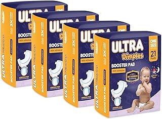 Ultra Dimples Diaper Booster Pads | Our Most Absorbent Diaper Inserts Ever | Diaper Pads Inserts Overnight or Daytime | Diaper Liners Turn Any Diaper into Super Overnight Diapers