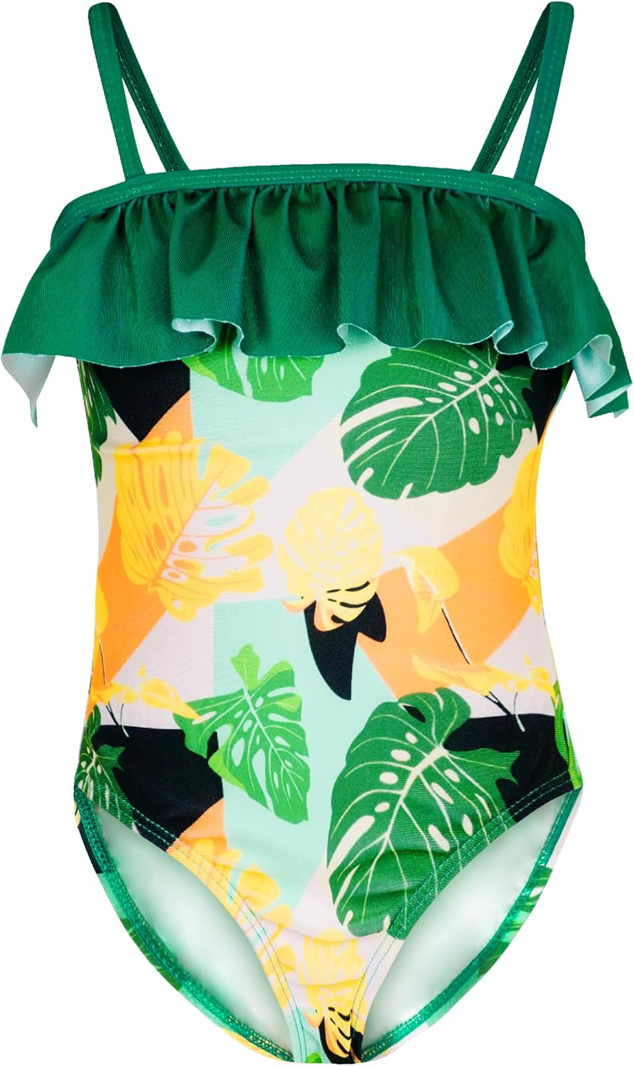 KIDS SWIM ONE PIECE 4-10 HYPED UP HIPPIE main image 1