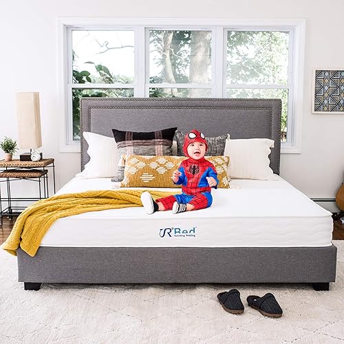 Miniatura 6 de Sunrising Bedding - Colchón individual de látex natural de 10 pulgadas, resortes ensacados individualmente, firme, con soporte, enfriamiento