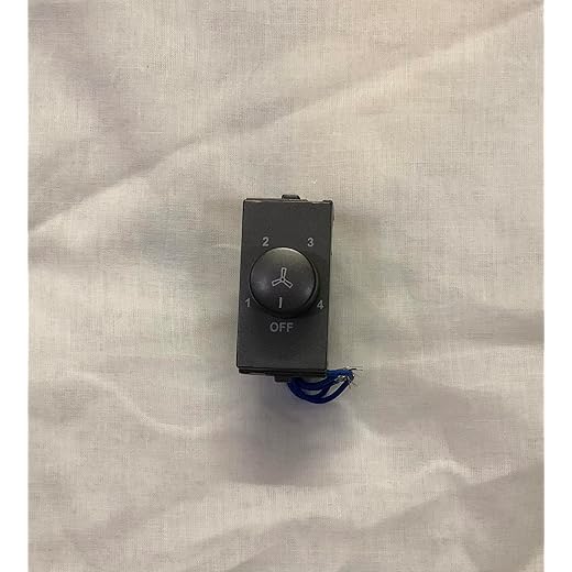 Logitec Fan Regulator 4 Speed ONE MODULE PENTA GRAPHITE BLAC