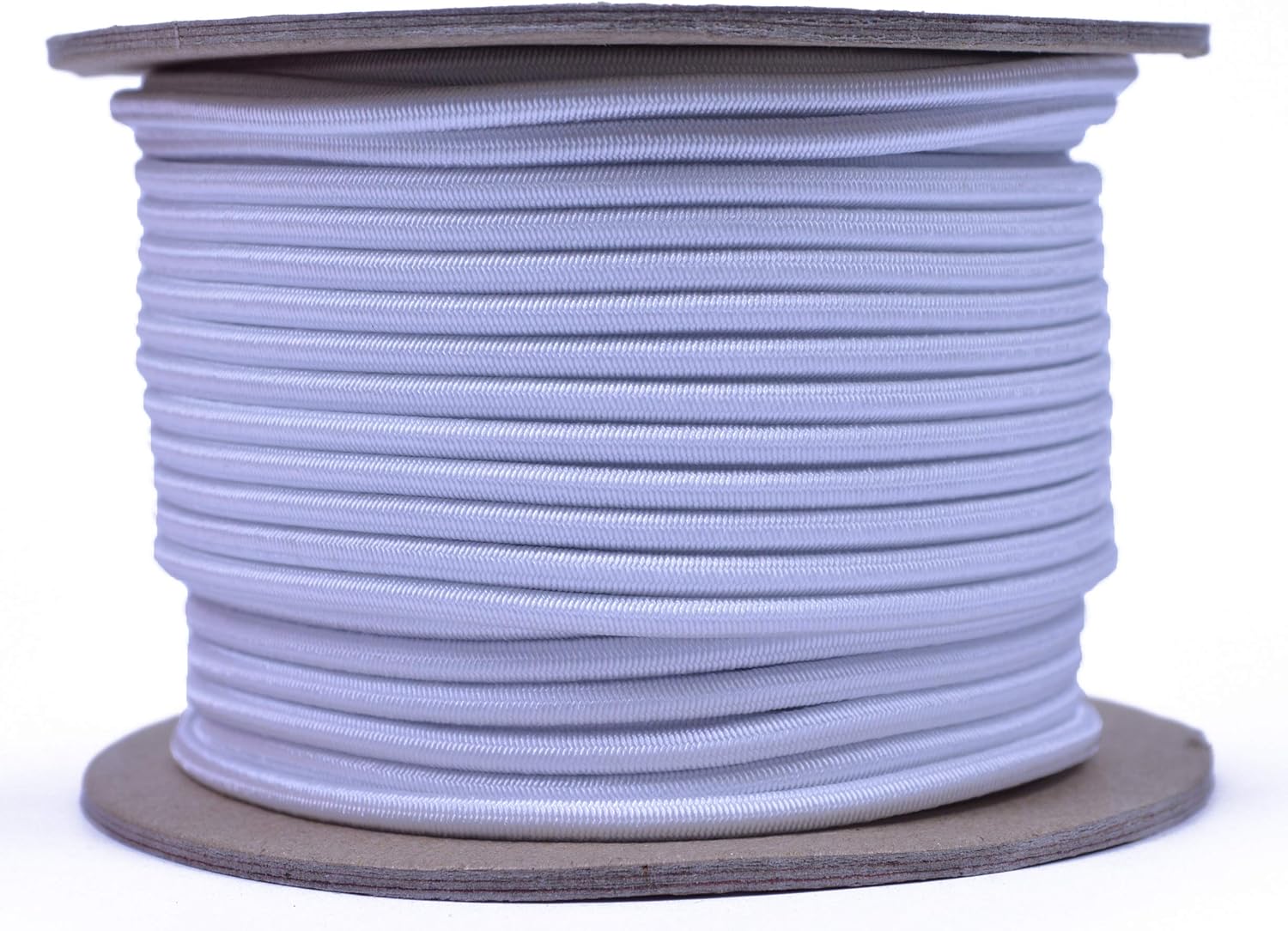 White 1/8 Shock Cord 100 Foot Spool - Marine Grade Shock/Bungee/Stretch Cord 1/8 inch