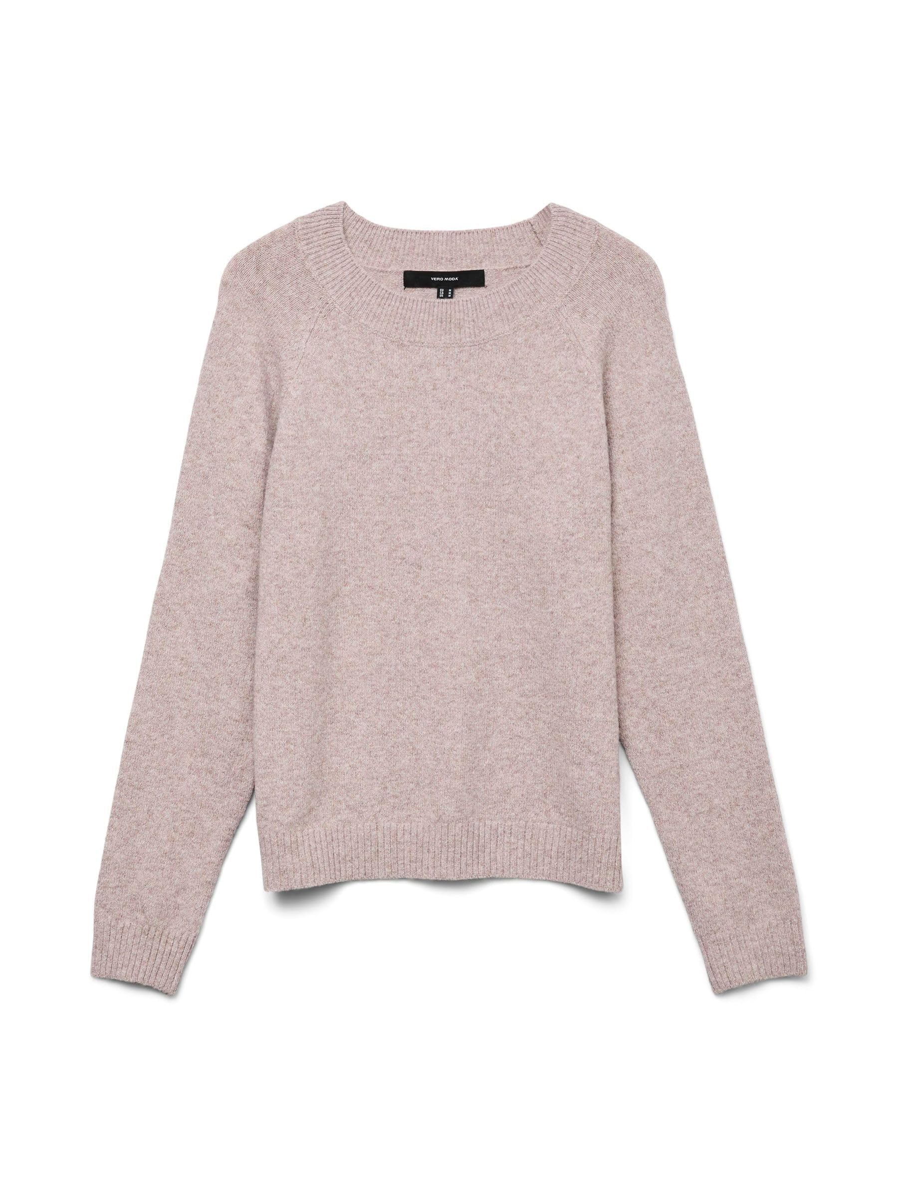 VERO MODA Womens Doffy O Neck Jumper Woodrose L