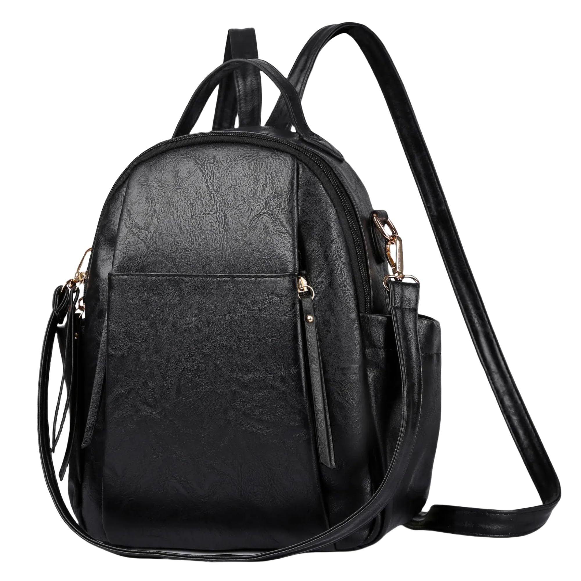 CTTOVIS Small Backpack for Women Designer Leather Mini Backpack Purse Ladies Fashion Roomy Shoulder Handbag