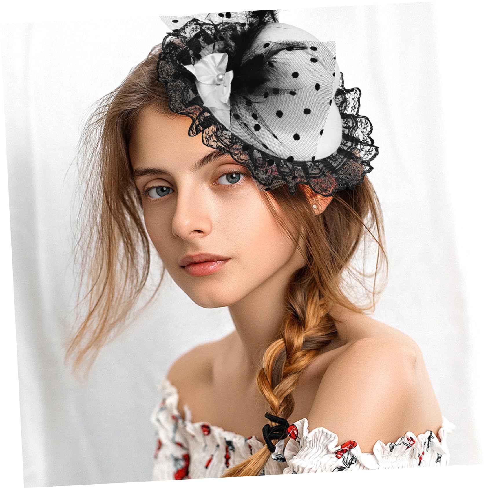 9 Piezas Sombrero De Copa Sombreros Para Eventos De s Elegantes Tocado De De Fiesta De Té Fascinador Tocados Para Mujeres Tocado De