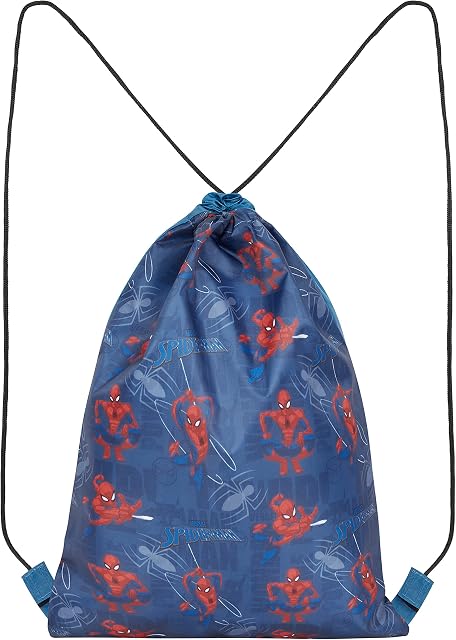 Spiderman Drawstring Bag For Boys, PE Bag For School, Kids Gym Sack For Sports, Swimming, Football, Marvel Gifts For Childrens