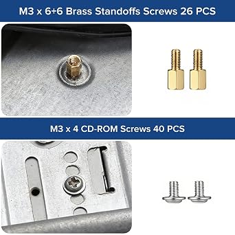 422 Pcs Computer Screw Set, PC Motherboard Standoffs Screws