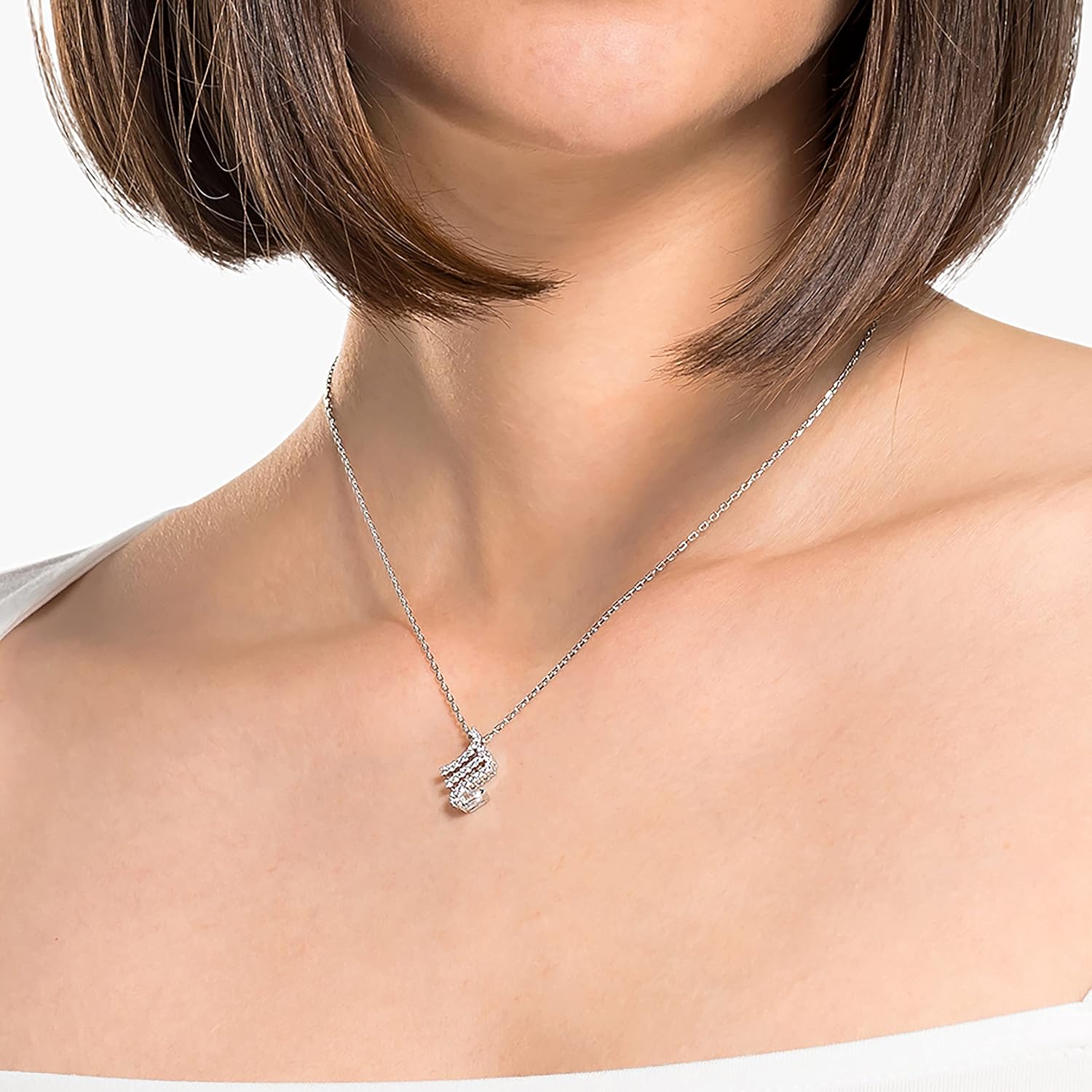 Swarovski All Zodiac Symbols Pendant Necklace Jewelry Collection, Clear Crystals