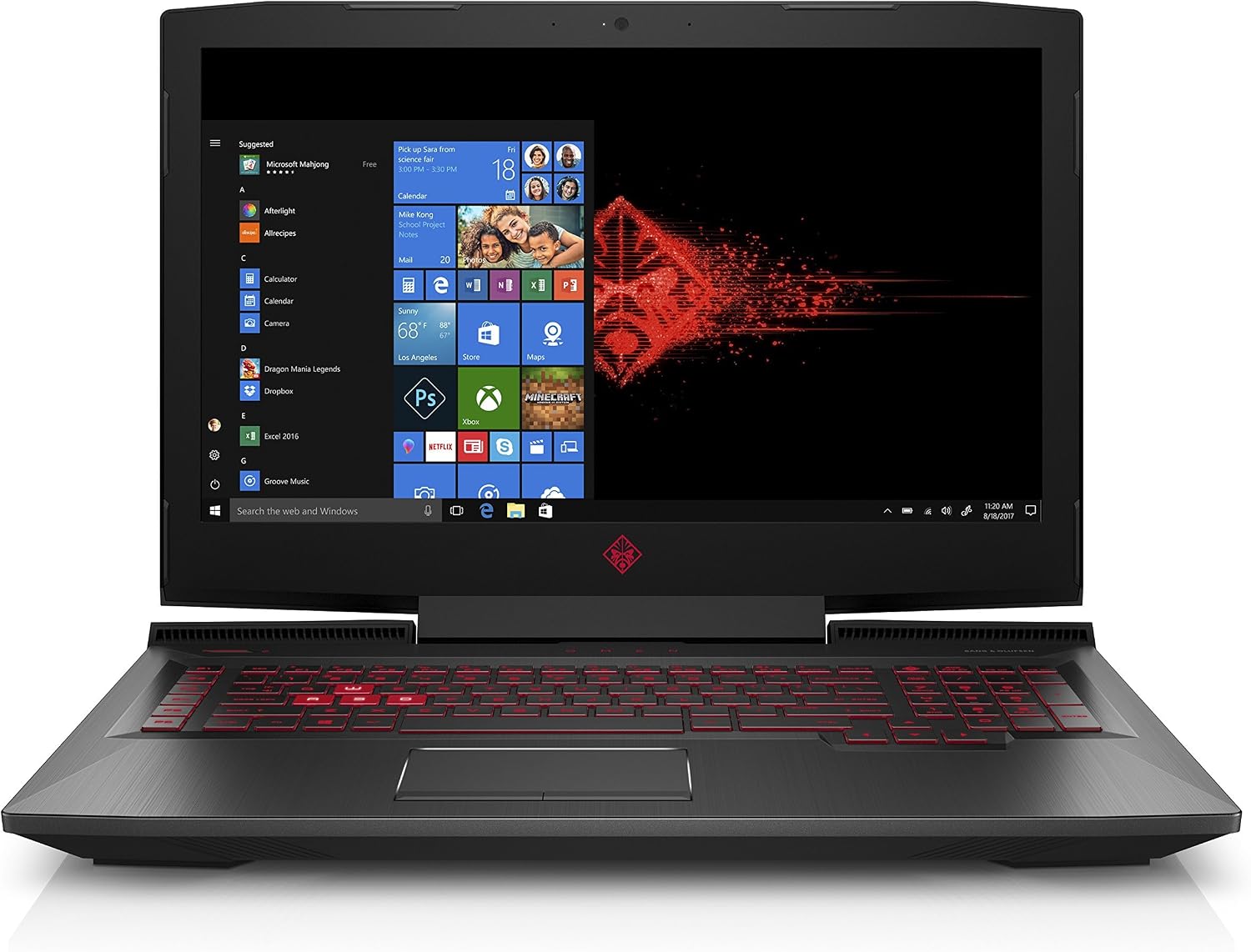 ایگرد | قیمت و خرید OMEN HP 17-inch Gaming Laptop Anti-Glare G-Sync  Display, i7-8750H, GeForce GTX 1060 6 GB, 16GB RAM, 1TB HDD \u0026 128 GB PCIE  SSD, Windows 10 Home 17-an120nr