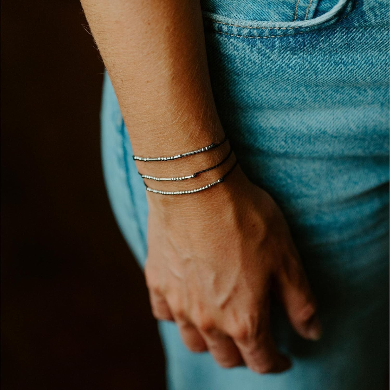 Morse Code Bracelets for Women, Christian Bible Verse Bracelets, Scripture S925 Sterling Silver Inspirational Faith Jewelry, Religious Gifts for Women - Image 3