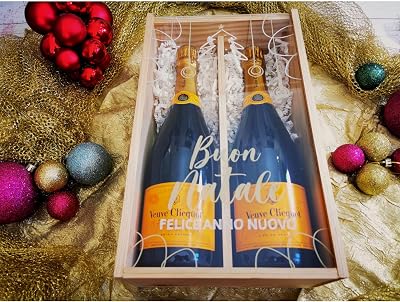 Confezione regalo Champagne Veuve clicquot / 2 Brut/Abete