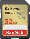 SanDisk Extreme SD UHS I 32GB Card for 4K Video for DSLR and Mirrorless Cameras 100MB/s Read & 60MB/s Write gallery image