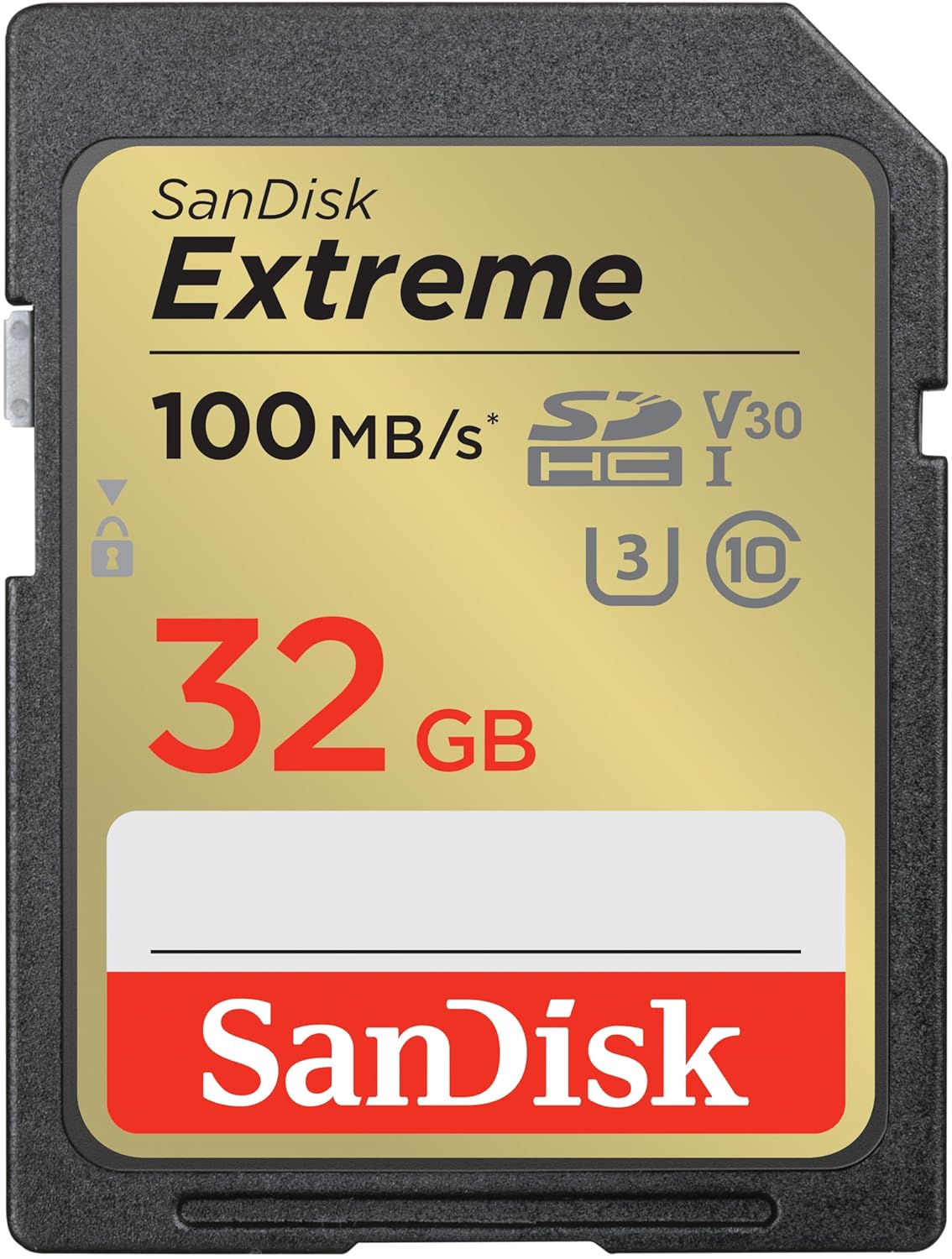 SanDisk Extreme SD UHS I 32GB Card for 4K Video for DSLR and Mirrorless Cameras 100MB/s Read & 60MB/s Write SanDisk Extreme SD UHS I 32GB Card for 4K Video for DSLR and Mirrorless Cameras 100MB/s Read & 60MB/s Write