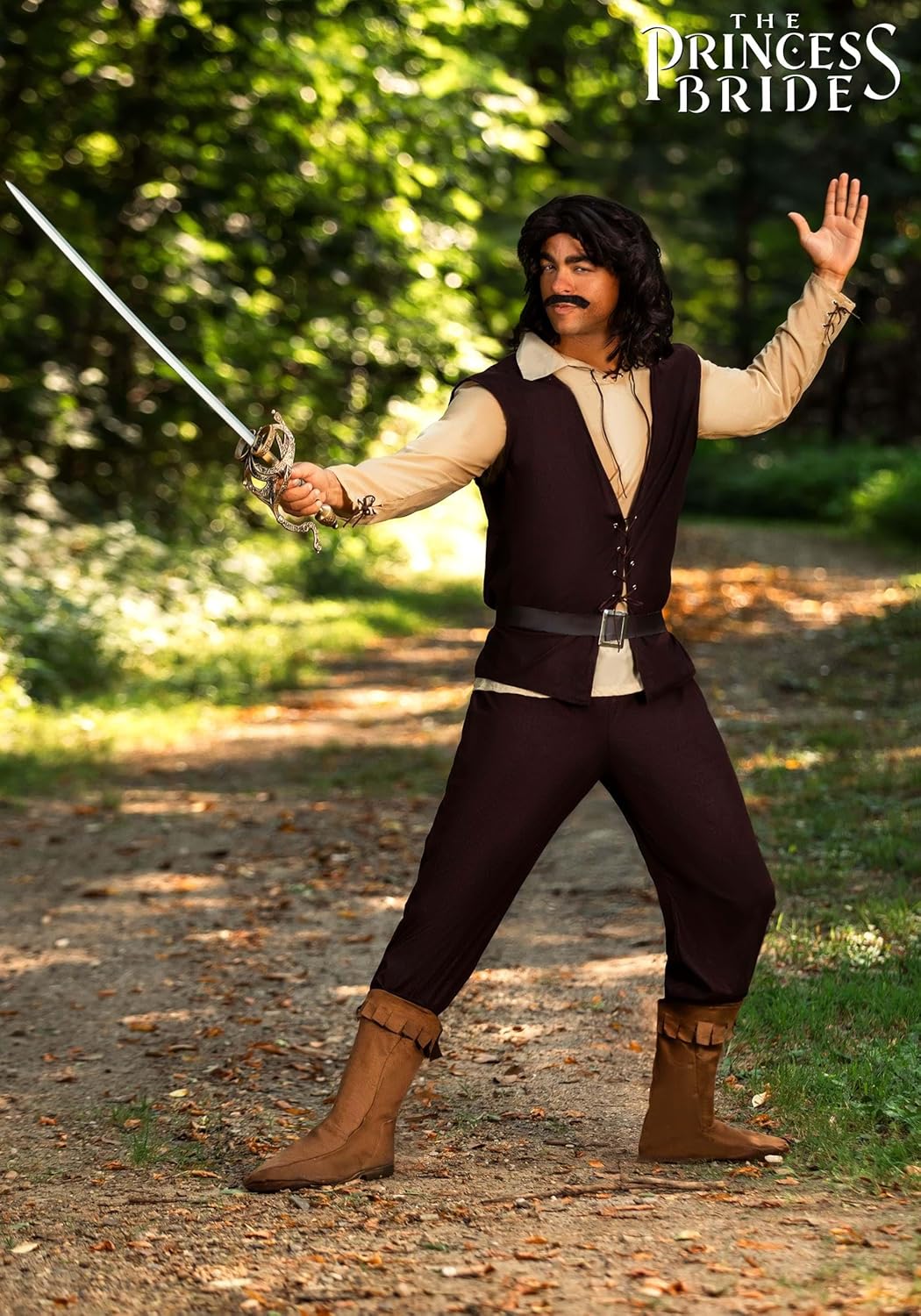 Fun Costumes Men's Inigo Montoya Costume | Adult Inigo Montoya The Princess Bride Costume, Movie Complete Outfit - Image 2
