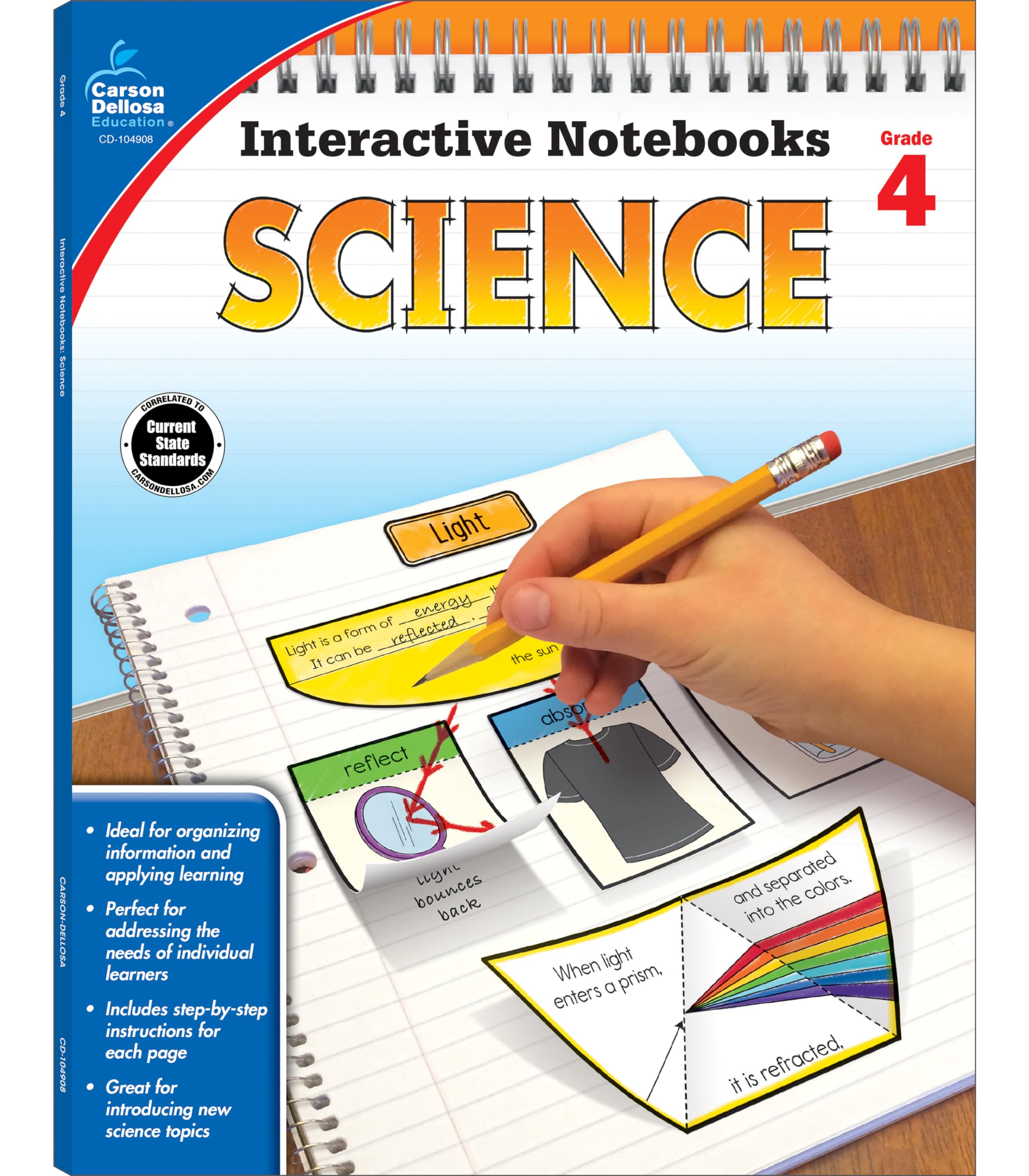 Science, Grade 4 (Interactive Notebooks) Paperback – 14 Jan. 2016