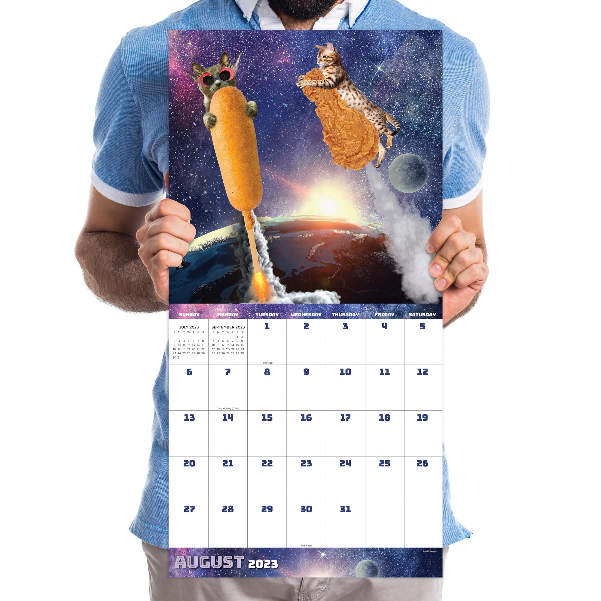 Amazon.com: TF PUBLISHING Space Cat 2023 Wall Calendar 12 Month | Premium 2023  Calendar Wall | Large Wall Calendar 2023 Monthly | Big Grid Calendars 2023  | Calander 2023 | Planners For Office Calender 2023 : Everything Else