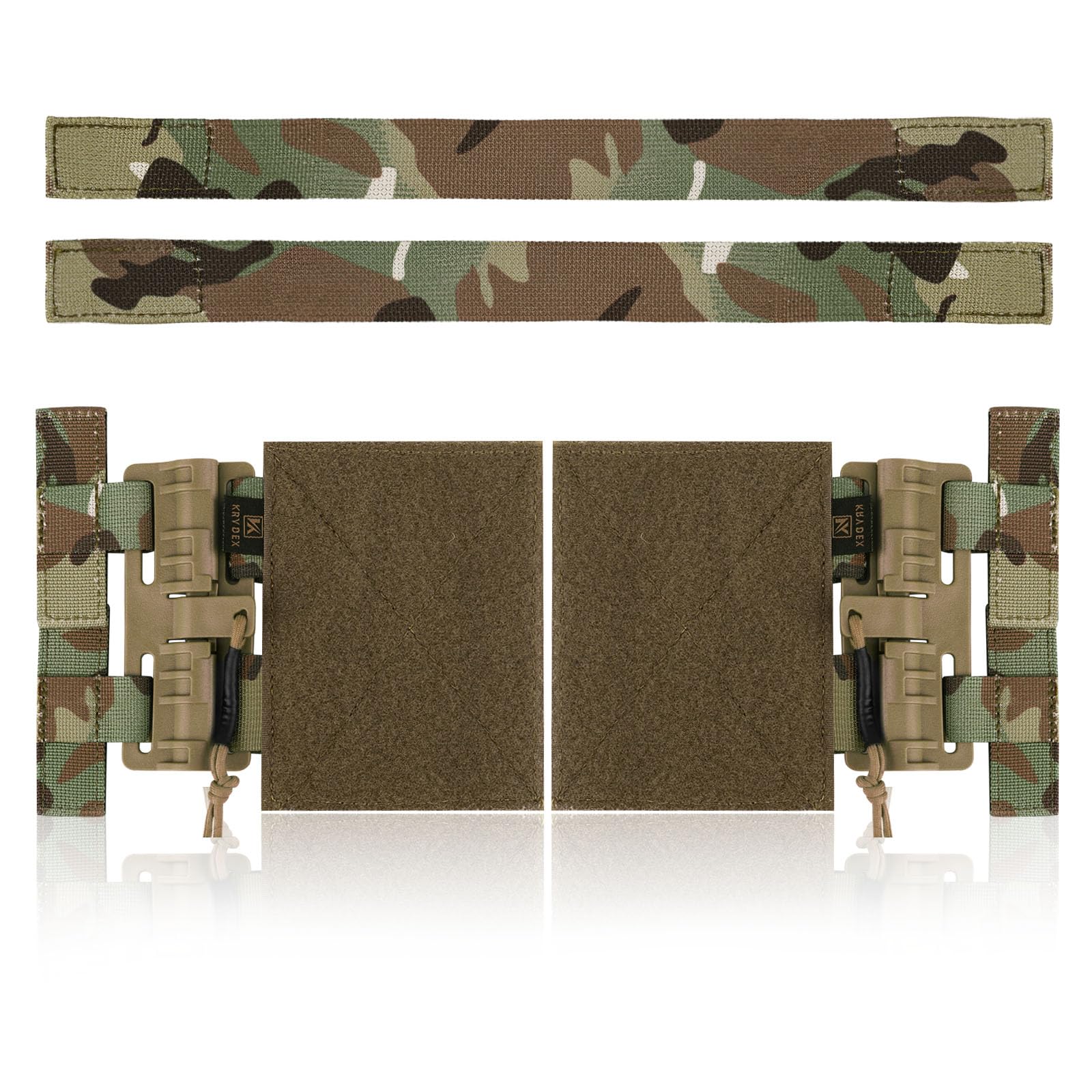Tactical Vest Molle Quick Release Set, Quick Disconnect Cummerbund Adapters for JPC CPC NCP XPC 420 Vest