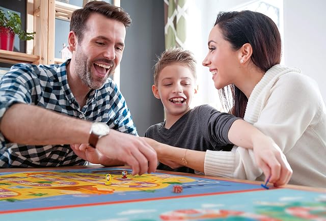 Foto 4 de 7 de Meimii - Pizarra Mágica Infantil de Doble Cara, 120x90cm, Alfombra de Juego Educativo Didáctico