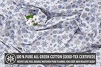 Vista 322 de RUVANTI Flannel Sheets Twin Size - 100% Cotton Double Brushed Twin Sheets Set, Deep Pockets 16 Inches, All Seasons Breathable & Extra Soft Bed Bali