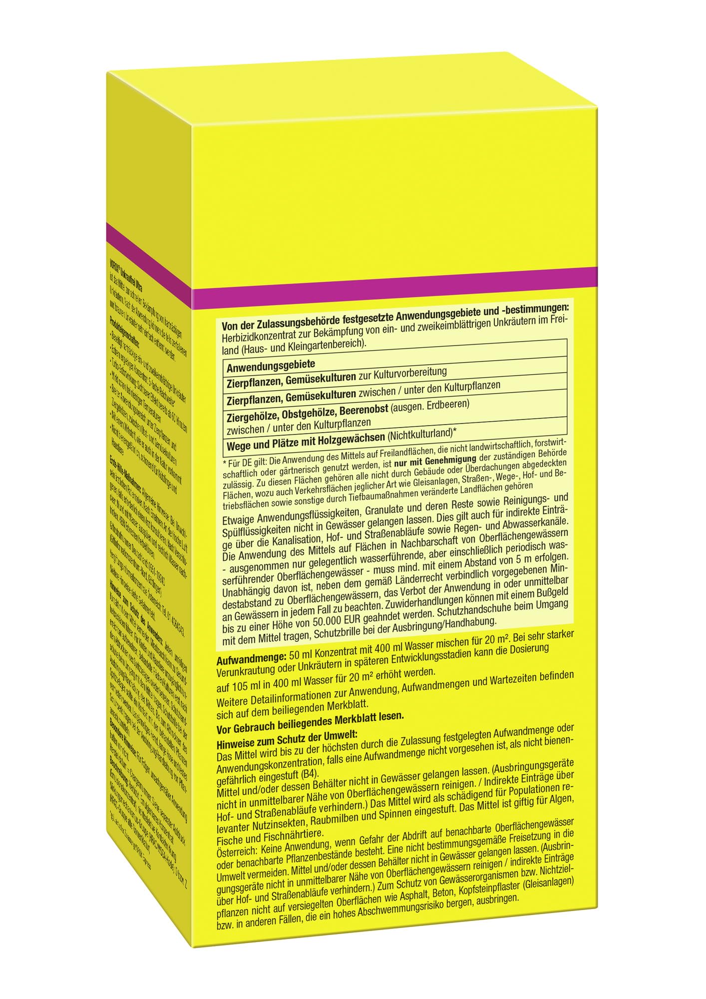 VOROX Unkrautfrei Ultra 450 ml - Hochwirksamer Unkrautvernichter mit Sofortwirkung, Sichtbarkeit ab 60 min - sicher für Umwelt und Haustiere