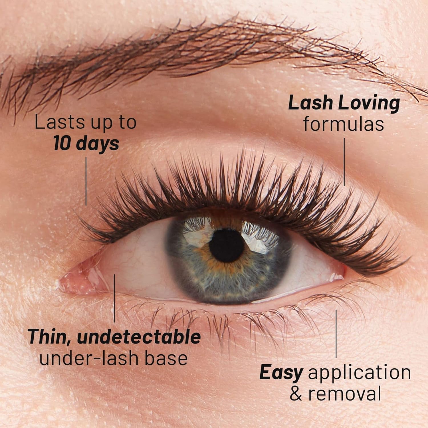 Lilac St - Volume Dramatic Faux Eyelash Clusters (14mm, 3 Pack) - Dense & Distinctive Look - DIY Lash Extension Wisps - Lightweight & Lifelike - Lasts 10 Days - Silk - Cruelty Free, Vegan - 30 Lashes