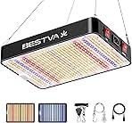 BESTVA 2025 Upgrade DC1000 Led Grow Light with High Yield Diodes Full Spectrum LED Grow Lights for Indoor Plants Greenhouse Veg Bloom Light Hydroponic Grow Lamp