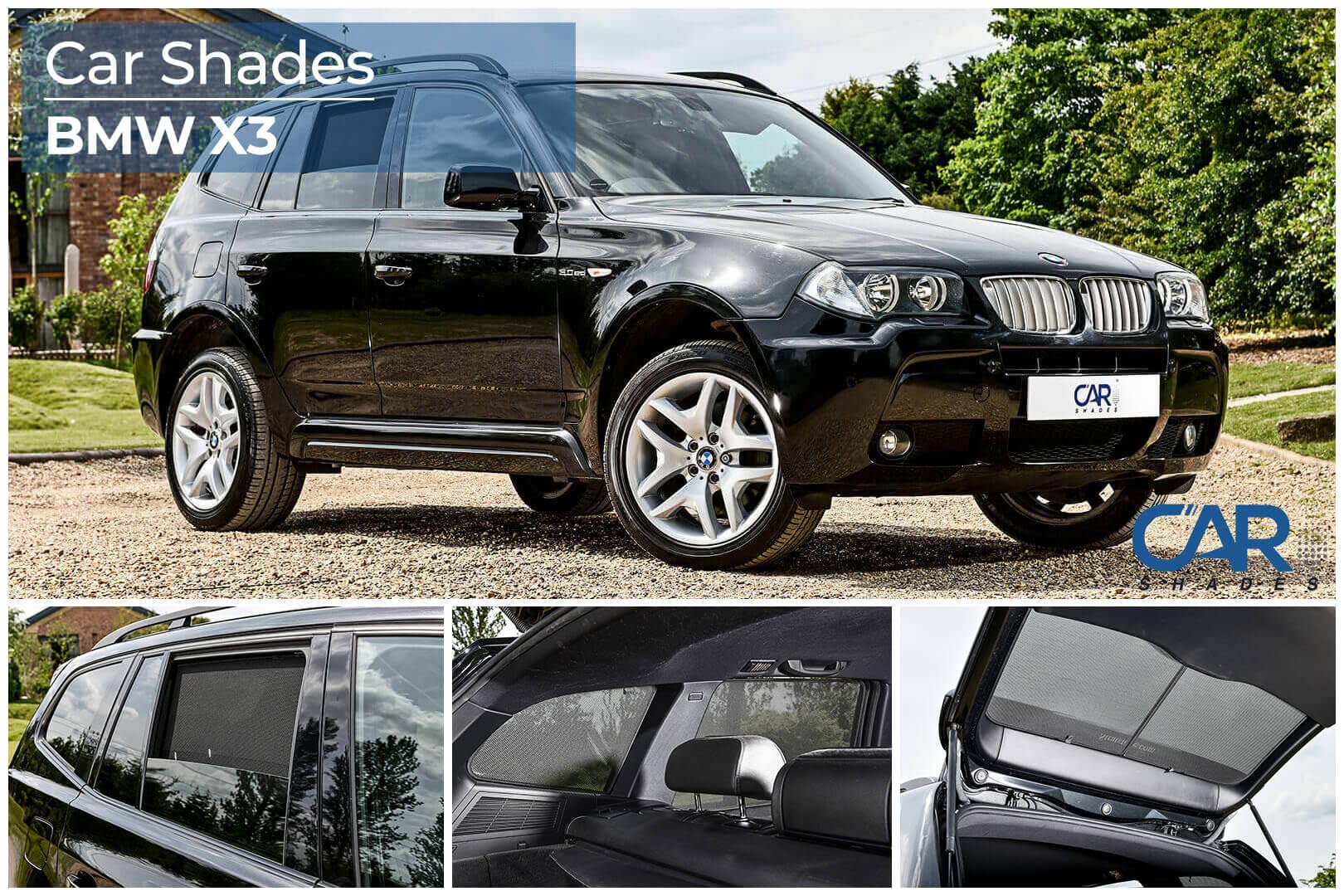 Zestaw osłon samochodowych kompatybilnych z BMW X3 E83 2003-2010 (6-częściowy)