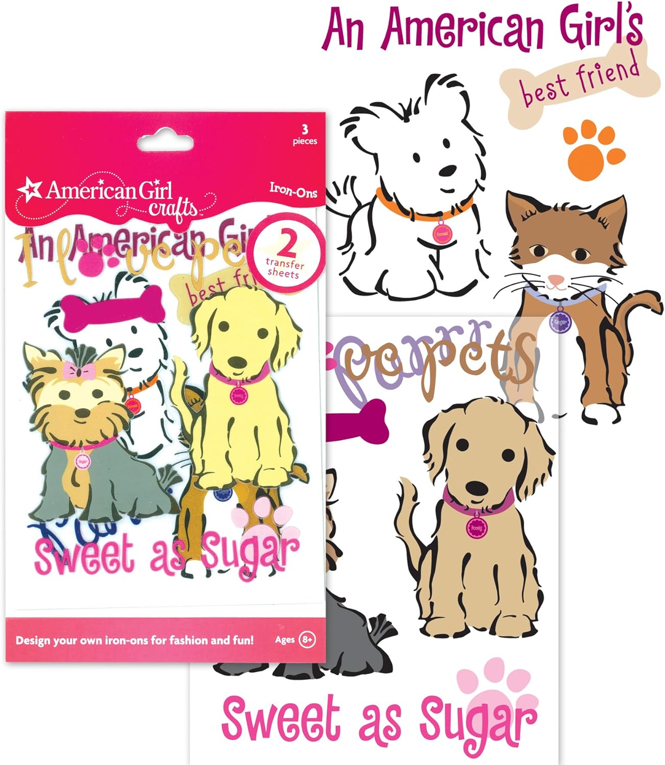 American Girl Crafts Pets Iron-Ons