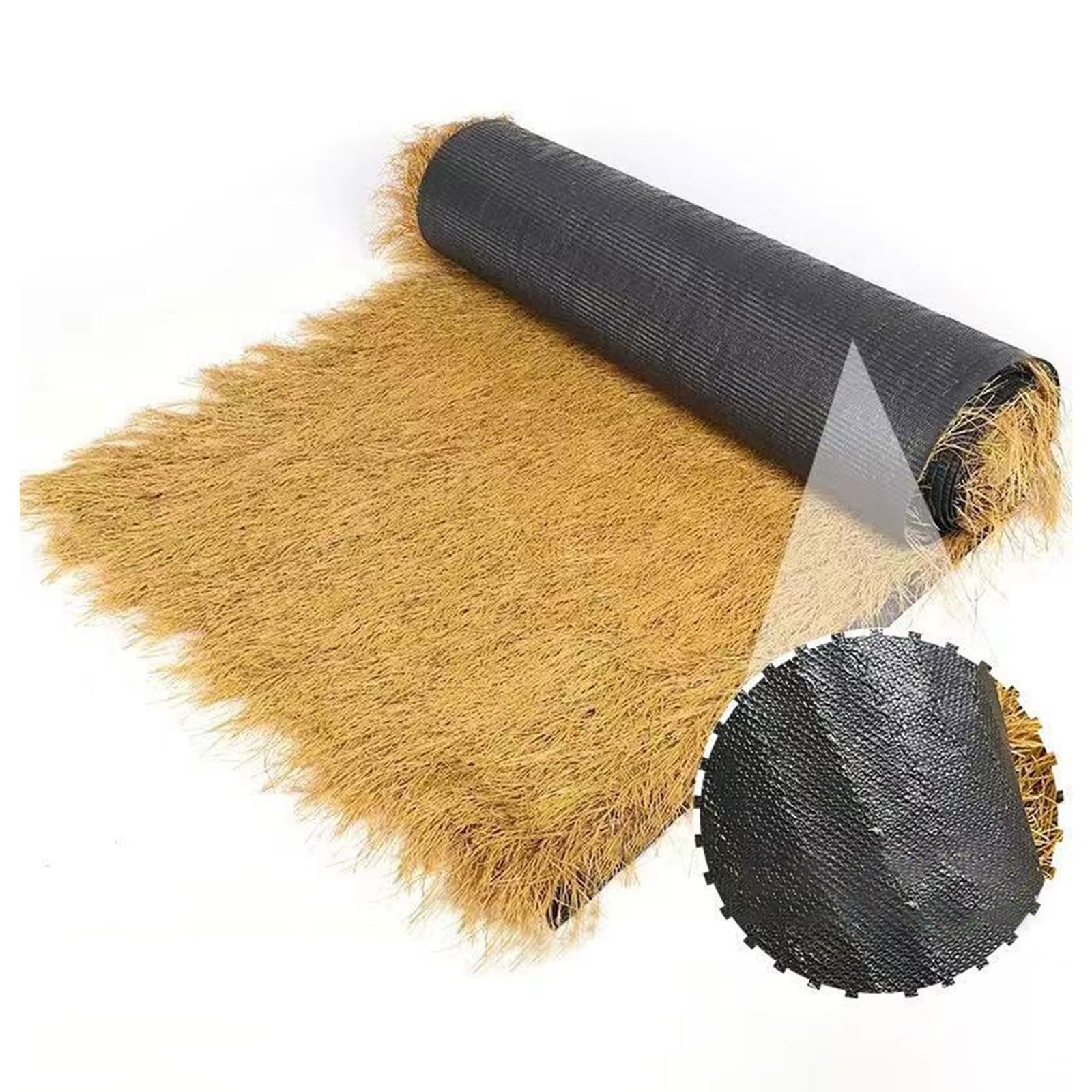 Chaume artificiel tropical pour créer une ambiance bar tiki de jardin