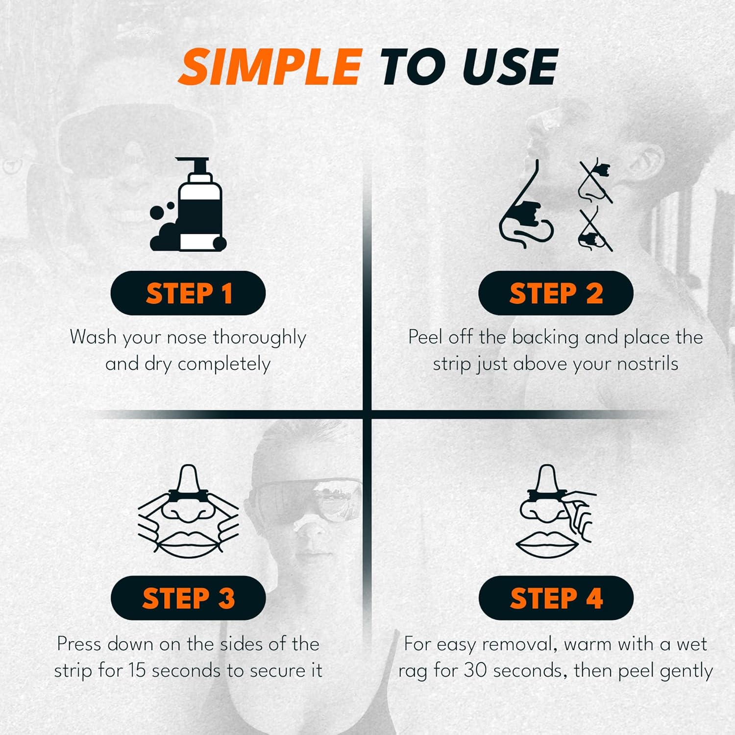 Pneuma Nasal Strips for Snoring & Sleeping (30 Count) – Extra Strength Nose Strips for Breathing to Help Deviated Septum & Nasal Congestion Relief – Secure Fit Sleep Tape & Anti Snoring Nose Strips
