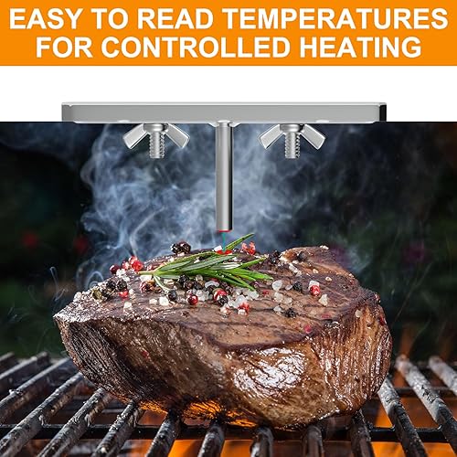 Miniatura 5 de DcYourHome Medidor de temperatura de parrilla de 3.6 pulgadas para Nexgrill 720-0882A 720-0898 720-0830A, Kenmore 148.23683310 119.16144210