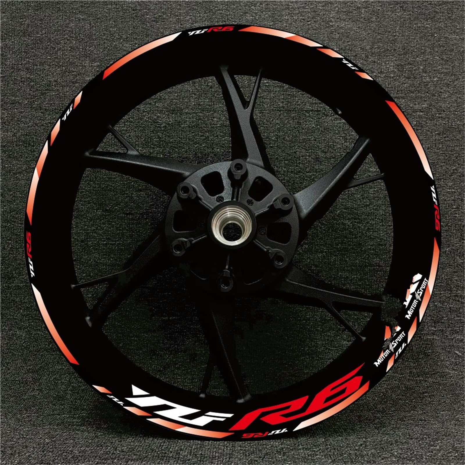 Juego Completo Pegatinas Reflectantes Impermeables para Llantas 17 Pulgadas para YZF R6(Set Meal 4)