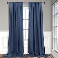 Vista 259 de Orange Linen Curtains 72 Inch Length for Living Room 2 Panels Set Back Tab Loop Pocket Semi Sheer Copper Brown Burnt Orange Curtains for Bedroom