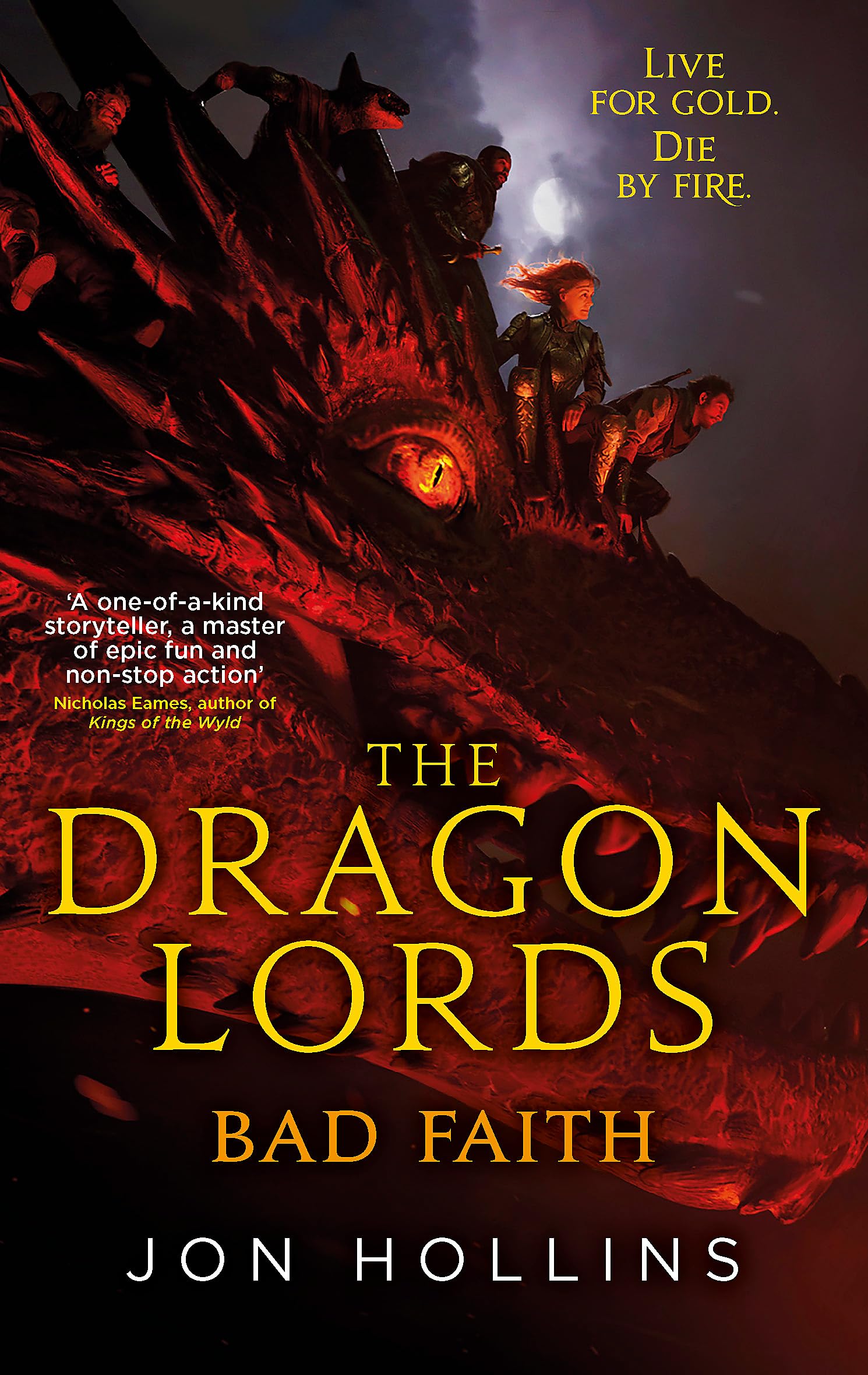 The Dragon Lords 3: Bad Faith by Jon Hollins (Paperback Book)