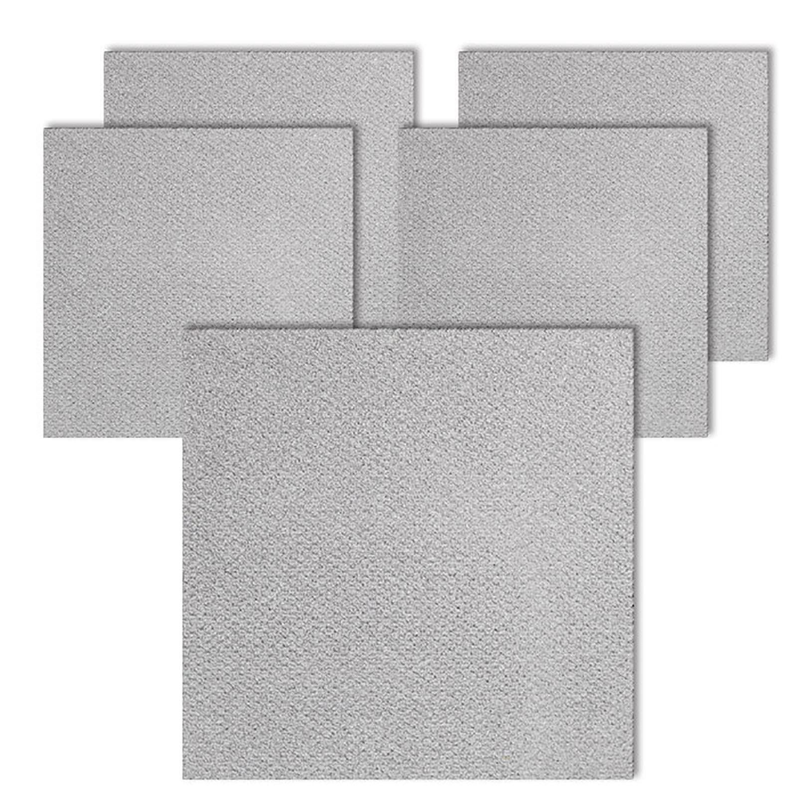 IBOWZ Moquette agugliata Piastrelle autoadesive per Moquette 12"X12", tappetini Staccabili e attaccabili, Antiscivolo, Lavabili, insonorizzati, Facili da installare 10 Pezzi